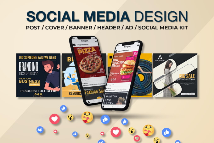 Gig Preview - Design engaging social media posts banner and ads