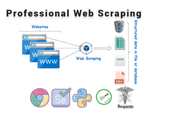 Gig Preview - Do web scraping, data extraction, and web automation