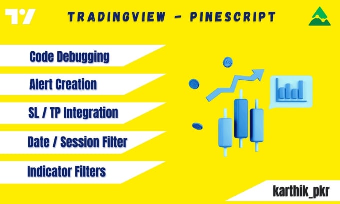 Gig Preview - Add features or customize pinescript for tradingview