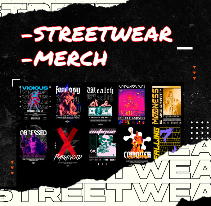 Gig Preview - Design your streetwear brand or merch