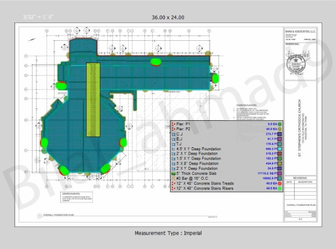 Gig Preview - Do cost estimation of site and building concrete