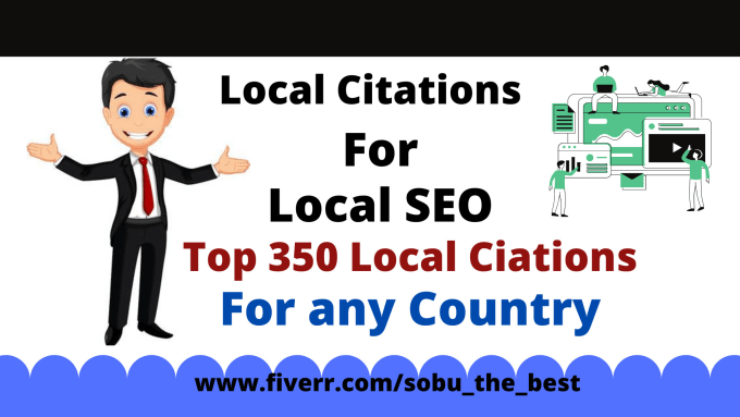 Gig Preview - Do top 350 local citations or local SEO, business listing for any country