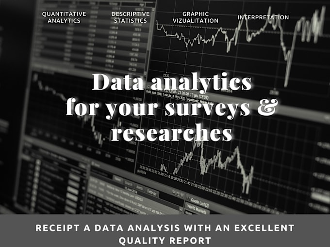 Gig Preview - Send you a professional data analytics for surveys and research