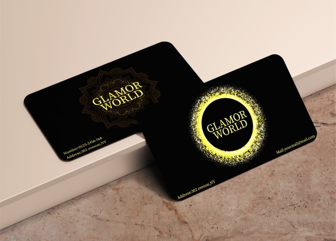 Gig Preview - Do professional luxury business card and thank you card