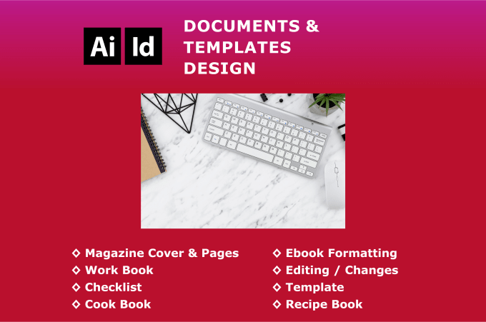 Gig Preview - Design documents, forms, and templates with indesign