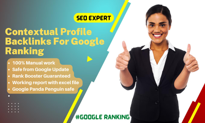 Gig Preview - Do HQ 400 SEO contextual profile backlinks for google ranking