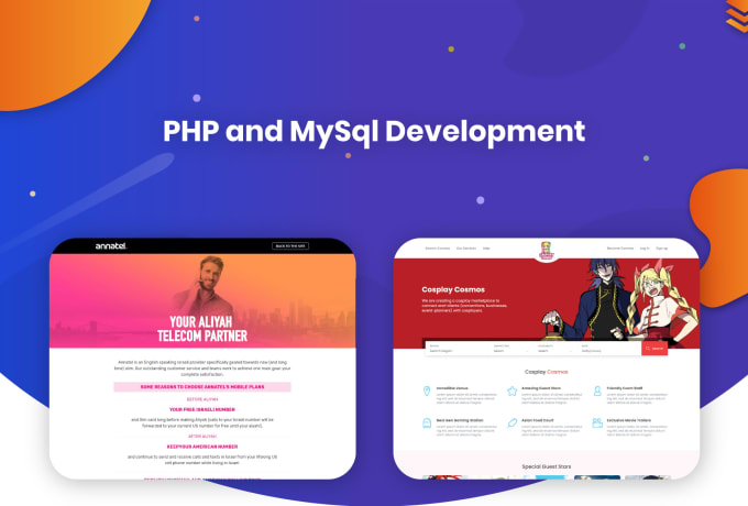 Gig Preview - Do PHP and mysql web development