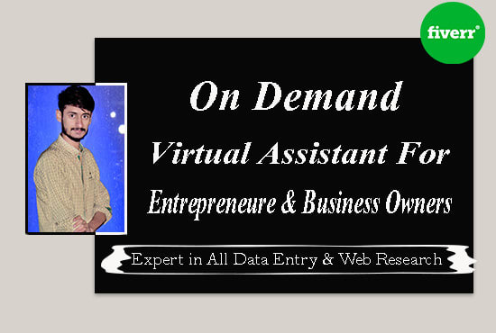 Gig Preview - Be your personal virtual assistant for business tasks