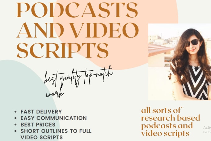 Gig Preview - Write podcast scripts for youtube