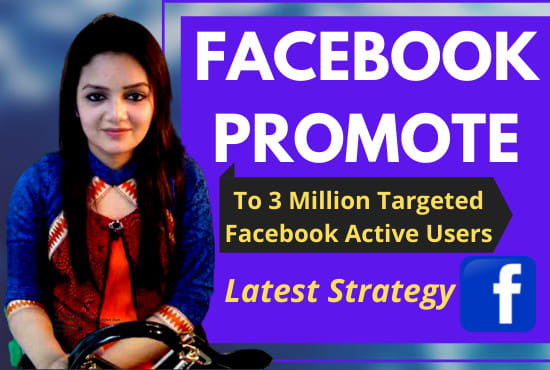 Gig Preview - Promote your site to millions people by facebook promotion