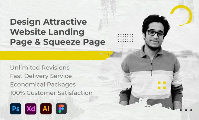 Gig Preview - Design attractive landing page and squeeze page