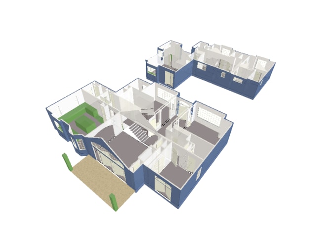 Gig Preview - Draw interior exterior and roof sketches on xactimate