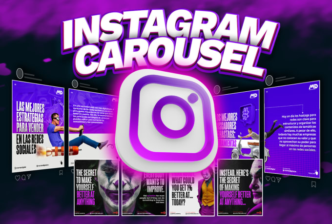 Gig Preview - Design attractive, creative carousel infographics posts for your instagram