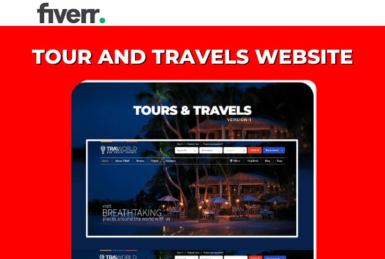 Bestseller - create travel website, travel agency, travel blog, tour operators, hotels