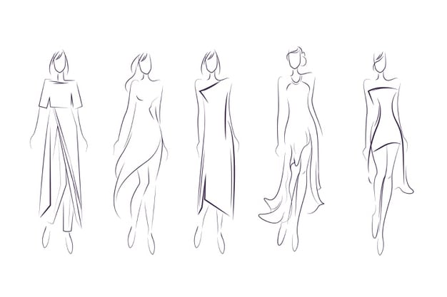 Gig Preview - Draw fashion illustration or sketch in my style