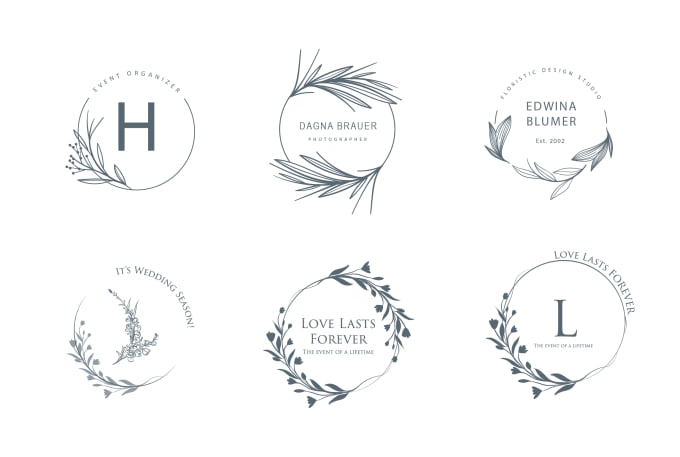 Gig Preview - Design simple hand draw botanical floral logo