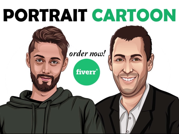 Gig Preview - Draw your photo into portrait cartoon art