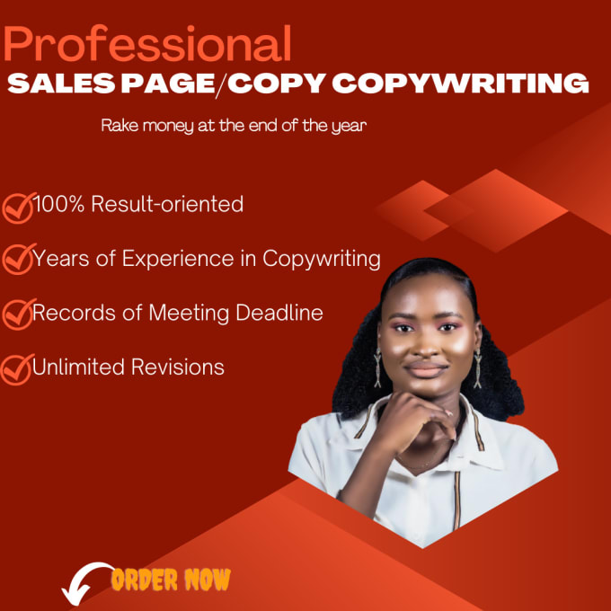 Gig Preview - Write a persuasive sales page copy that will boost sales