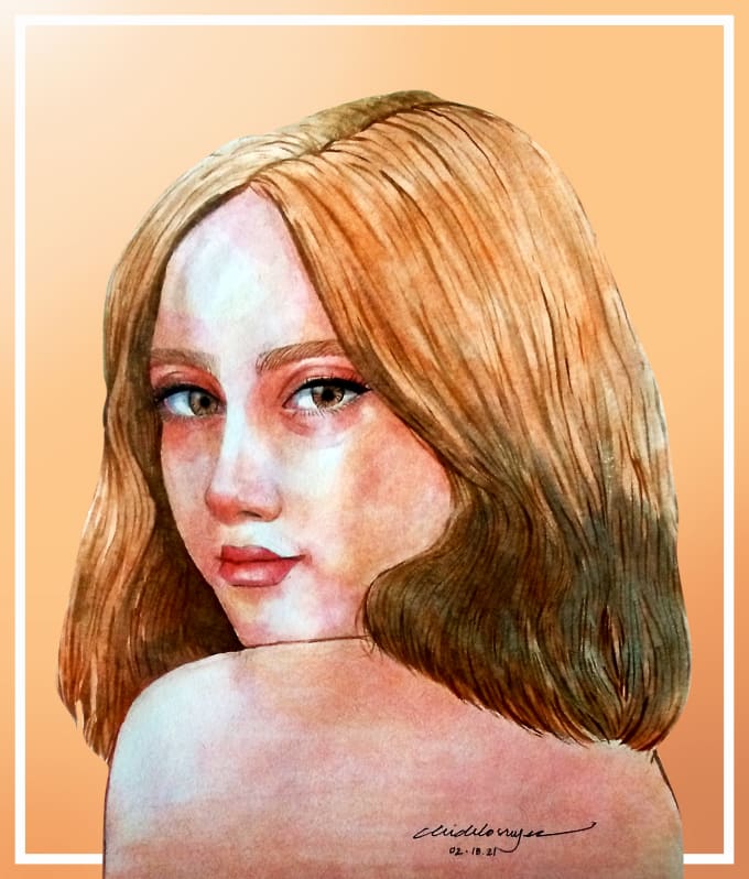 Bestseller - do amazing watercolor portraits in my style