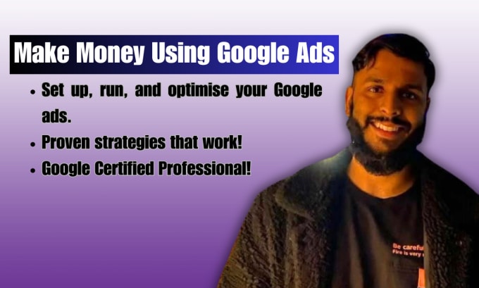 Gig Preview - Run, optimise, manage your google ad PPC account