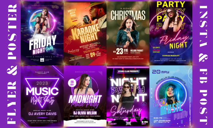 Gig Preview - Create an awesome club flyer poster for event, party or social media