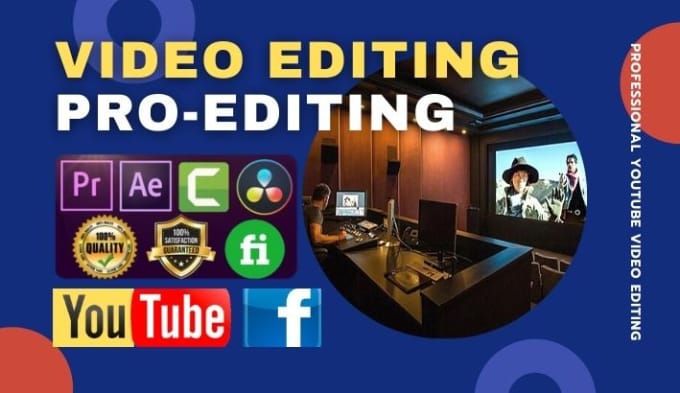 Gig Preview - Do professional youtube video editing under 24 hours video editor