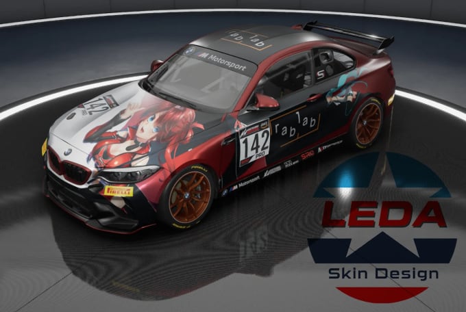 Gig Preview - Create custom liveries for racing cars in assetto corsa competizione