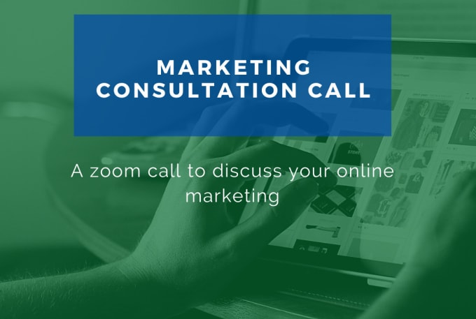 Gig Preview - Do a marketing consultation call