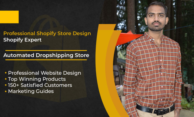 Gig Preview - Build high converting shopify store or website from scratch