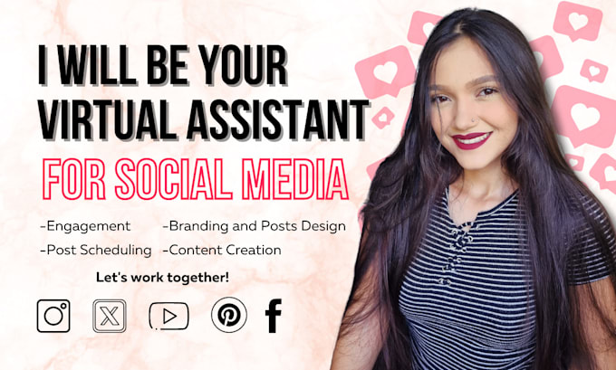 Gig Preview - Be your virtual assistant for social media