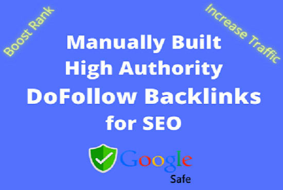 Gig Preview - Build high authority dofollow backlinks for SEO