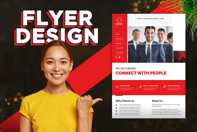 Gig Preview - Create a professional flyer, print ad design