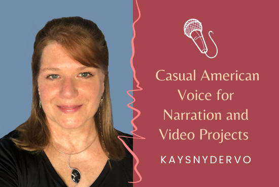 Gig Preview - Provide a casual neutral american voice for your audio or video project