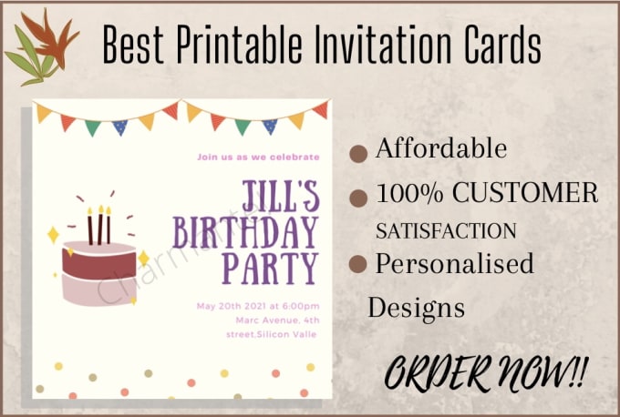 Gig Preview - Design attractive invitation cards for any occasion