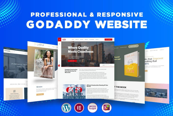 Gig Preview - Develop a professional and responsive godaddy website