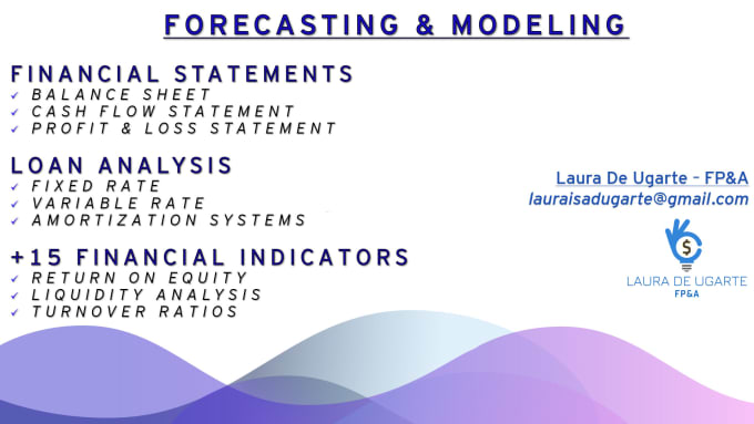 Gig Preview - Do a complete excel forecast for your startup