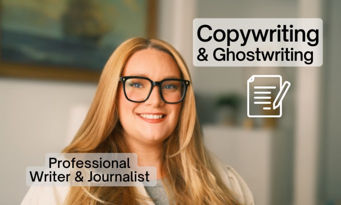 Gig Preview - Ghostwrite copy for your brand or business