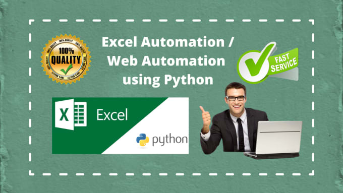 Gig Preview - Do excel task or web task automation using python