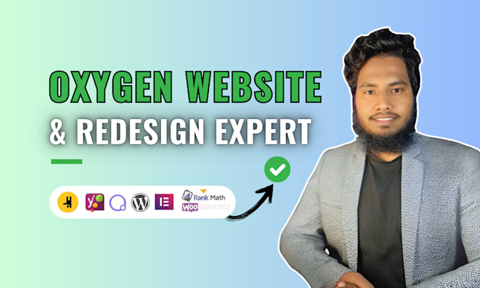 Gig Preview - Be your oxygen builder expert for oxygen wordpress website , oxygen portfolio