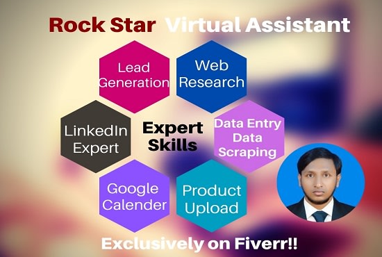 Gig Preview - Be your b2b lead generation linkedin virtual assistant