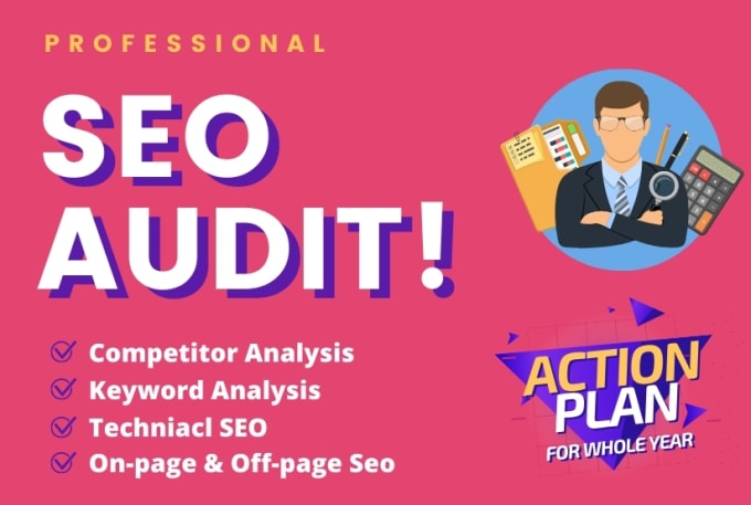 Gig Preview - Do professional SEO audit report and analysis for your website