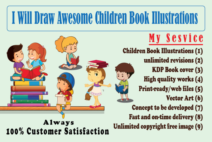 Gig Preview - Draw awesome children book illustrations