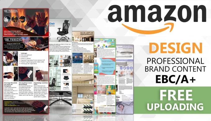 Gig Preview - Do amazon ebc design enhanced brand content a plus