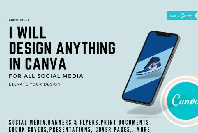 Gig Preview - Design every graphic post using canva