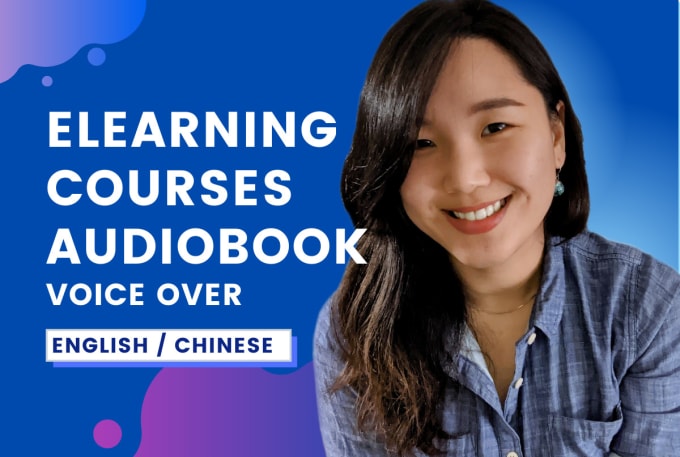 Gig Preview - Do female elearning, training, narration in english or chinese asian voice over