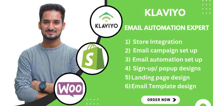 Gig Preview - Klaviyo flows integration email automation newsletter popup