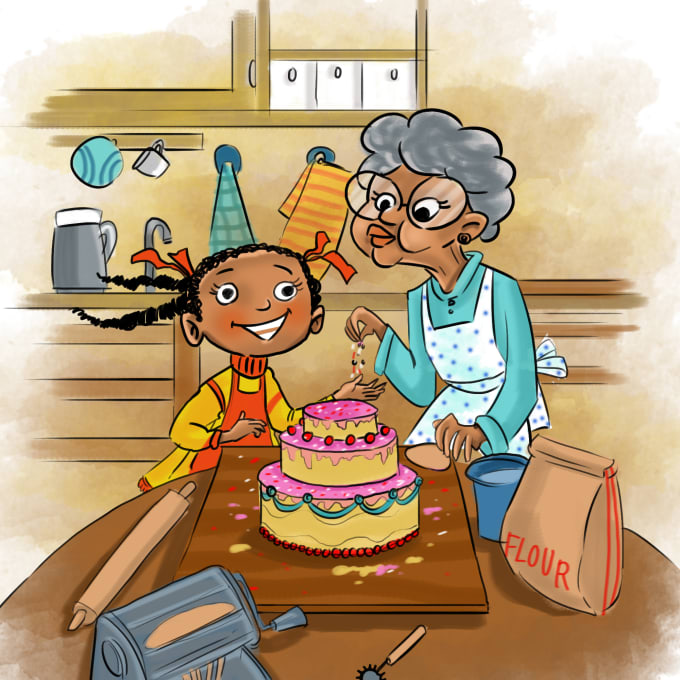 Gig Preview - African american illustration and children book