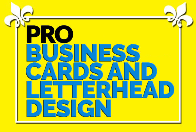 Gig Preview - Design professional business cards and letterhead