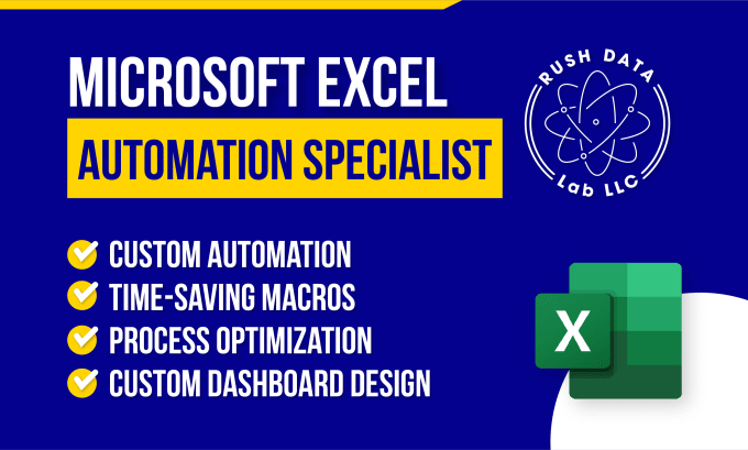 Gig Preview - Quickly automate or develop custom microsoft excel spreadsheet using vba macro