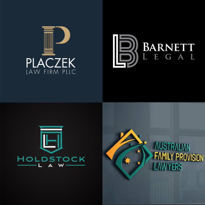 Gig Preview - Design modern law firm and attorney lawyer logo